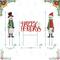 Glitzhome® Metal Snowmen & Happy Holidays Yard Stake Set